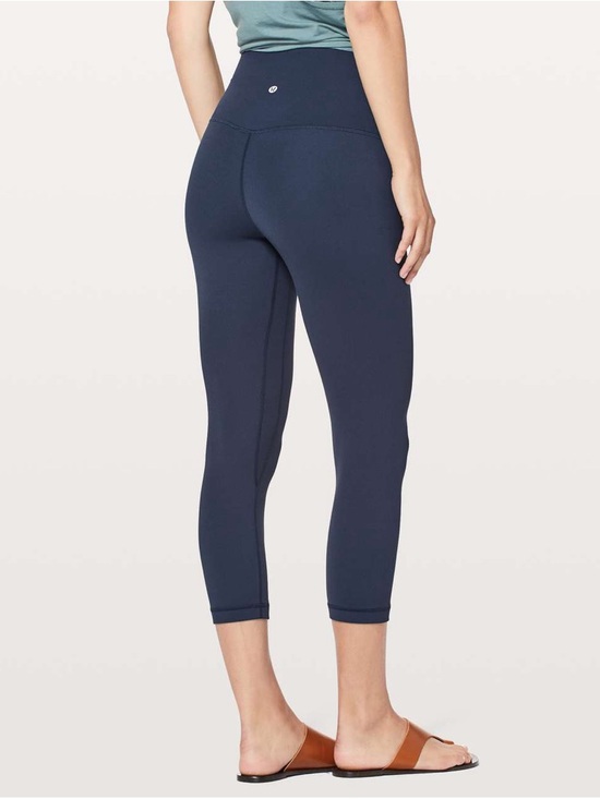 lululemon athletica Pants - Lululemon Align Crop *21" - True Navy Blue Capri Leggings